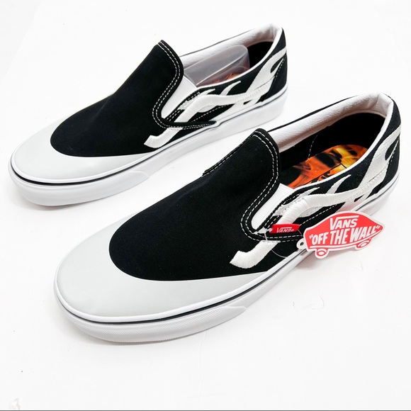 Vans x A$AP Worldwide Black & Red Classic Slip-On Sneakers - Picture 2 of 8